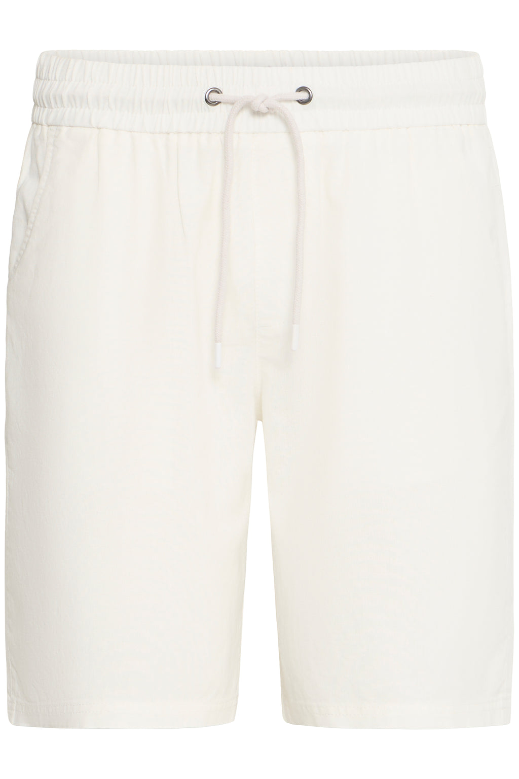 Blend BHBAY Linen Shorts – Ανδρικό Λινό Σορτς – Snow White (μπροστά)