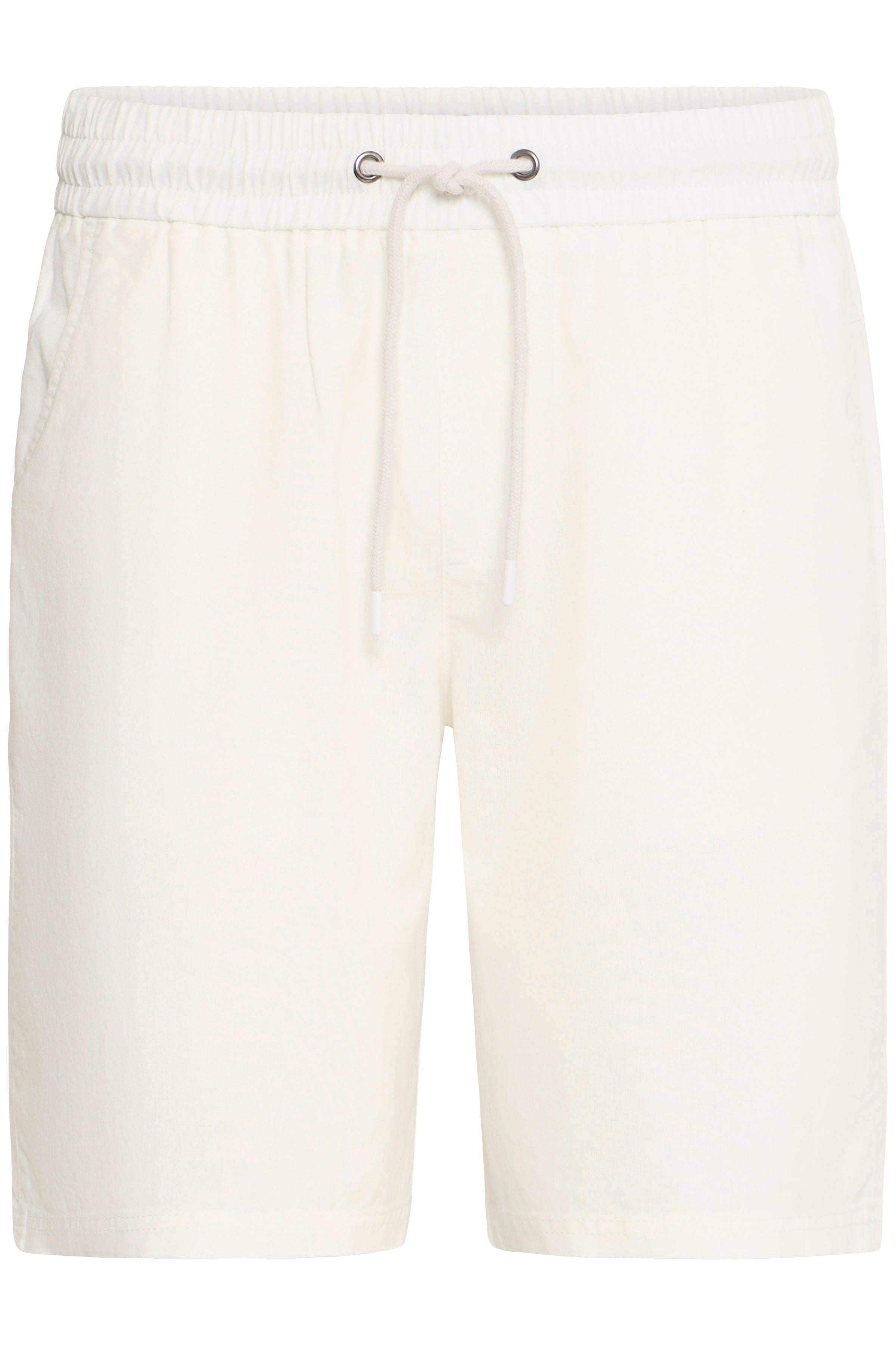 Blend BHBAY Linen Shorts – Ανδρικό Λινό Σορτς – Snow White (μπροστά)