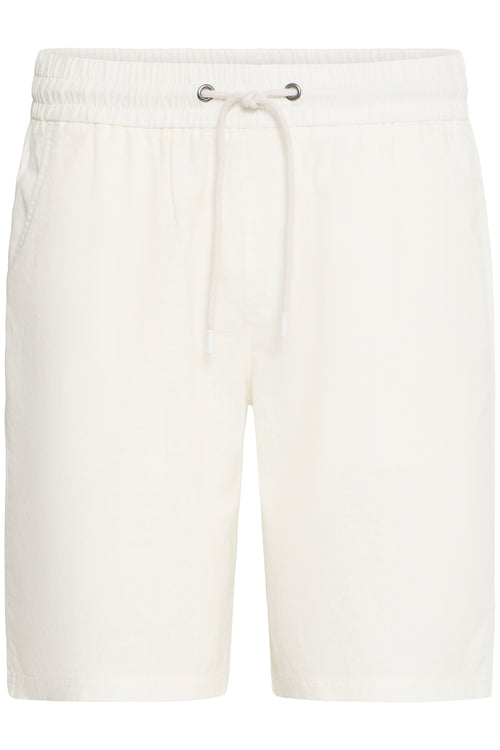 Blend BHBAY Linen Shorts – Ανδρικό Λινό Σορτς – Snow White (μπροστά)