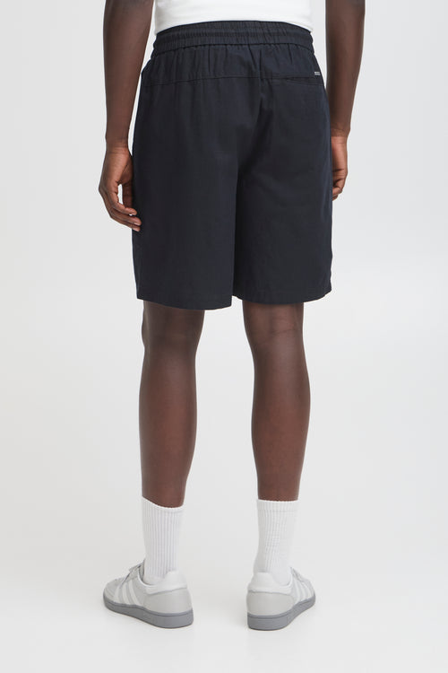 Blend BHBAY Linen Shorts – Ανδρικό Λινό Σορτς – Black (πίσω)