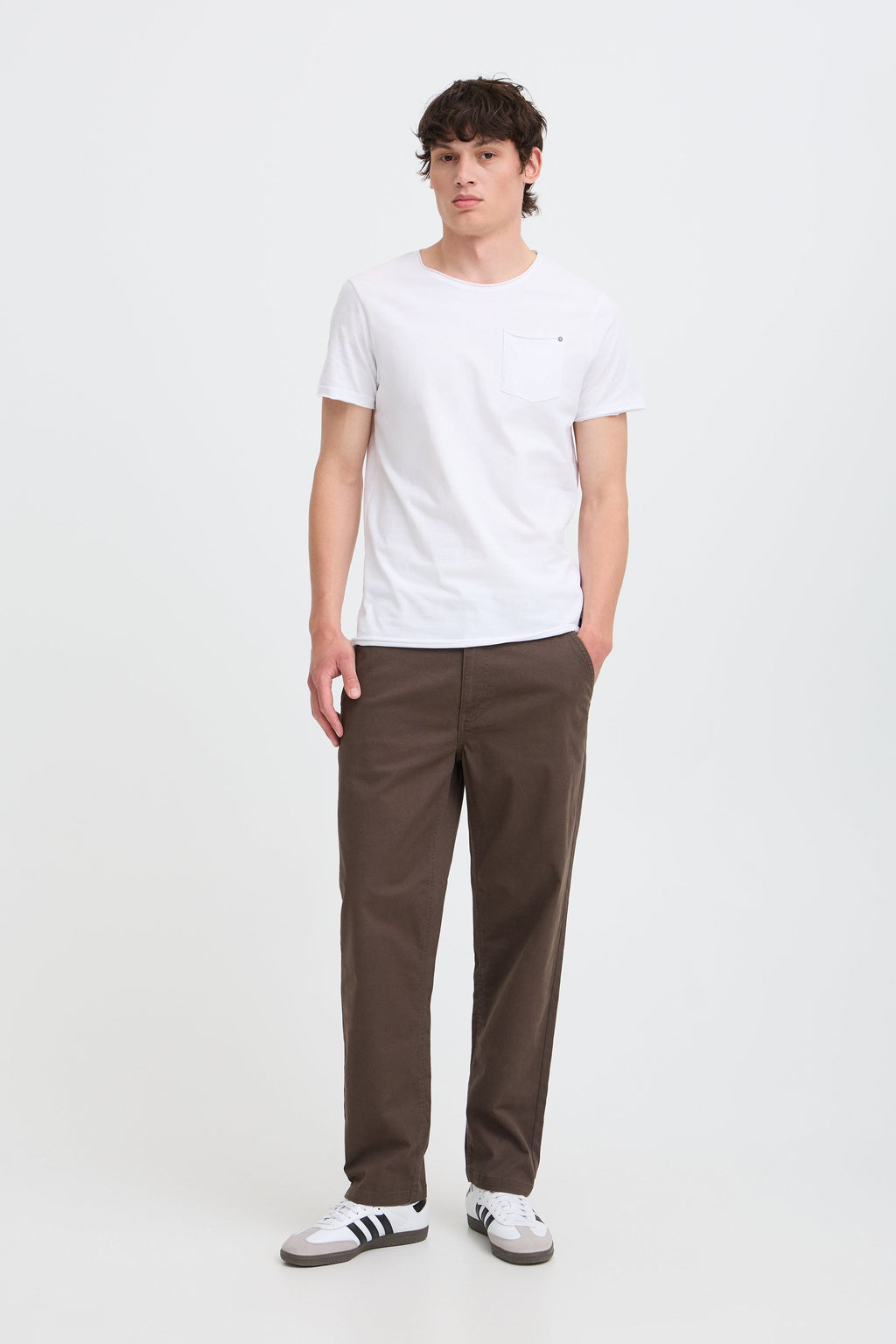 Blend BHNATAN WIDE LEG CHINO NOOS Turkish Coffee