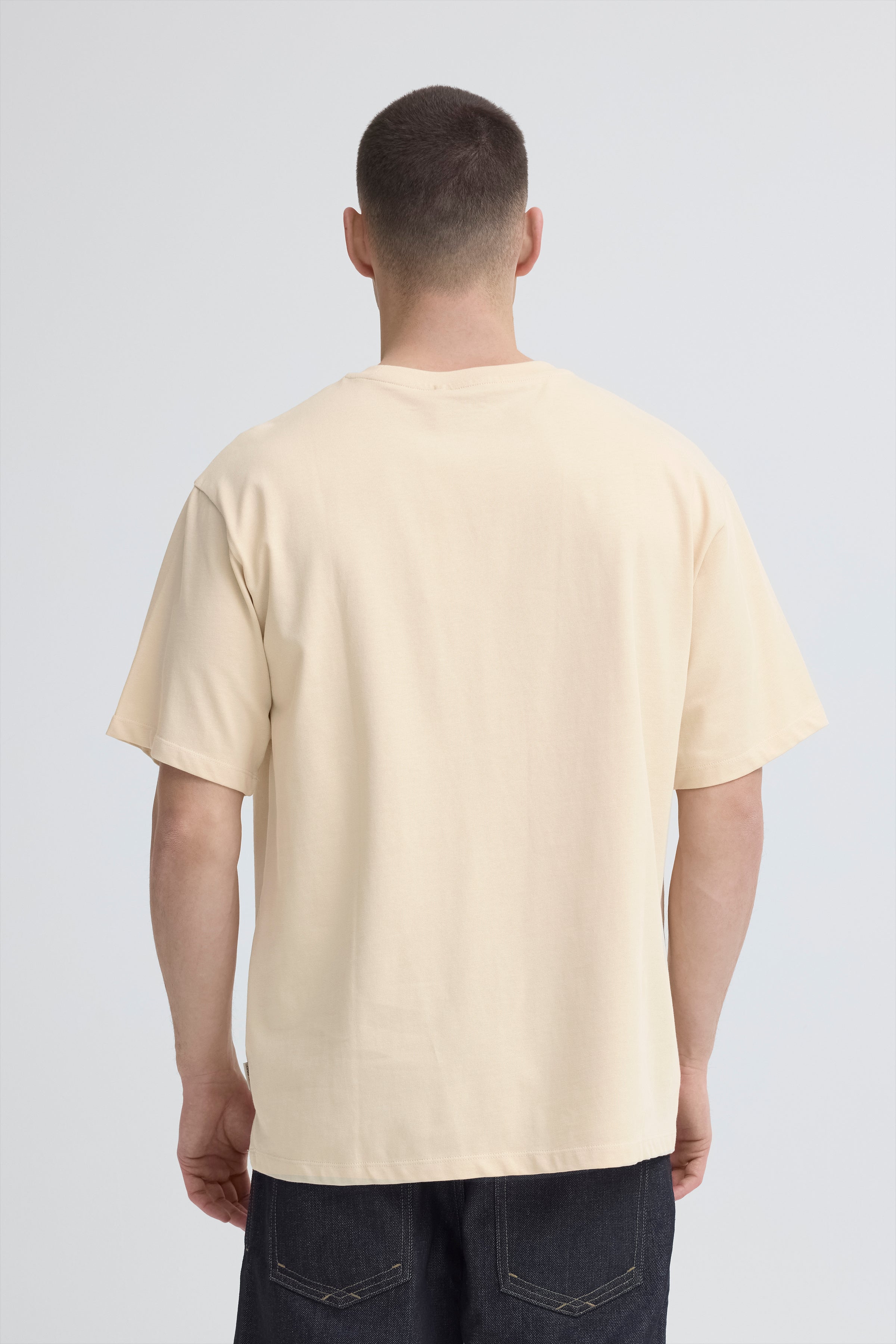 Blend BHFISHER Oversize Tee – Ανδρικό Oversize T-Shirt – Bleached Sand (πίσω)