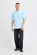 Blend BHFISHER Oversize Tee – Ανδρικό Oversize T-Shirt – Blue Frost (lookbook)