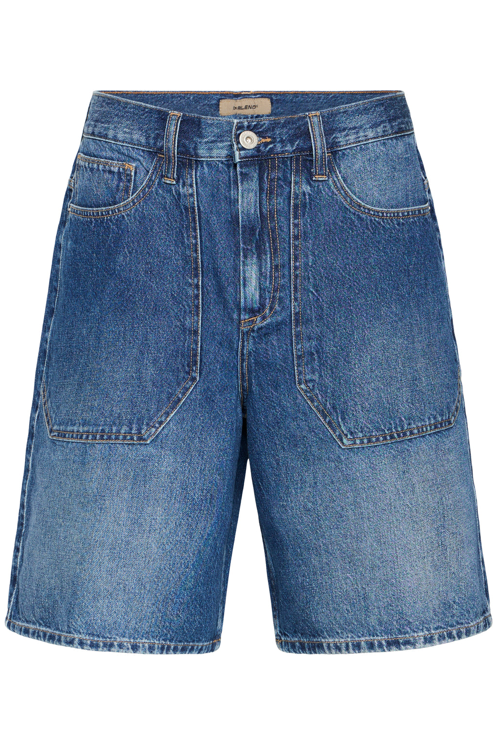 Blend BH Baggy Denim Shorts – Ανδρική Τζιν Βερμούδα | Denim Middle Blue (Μπλε Τζιν)