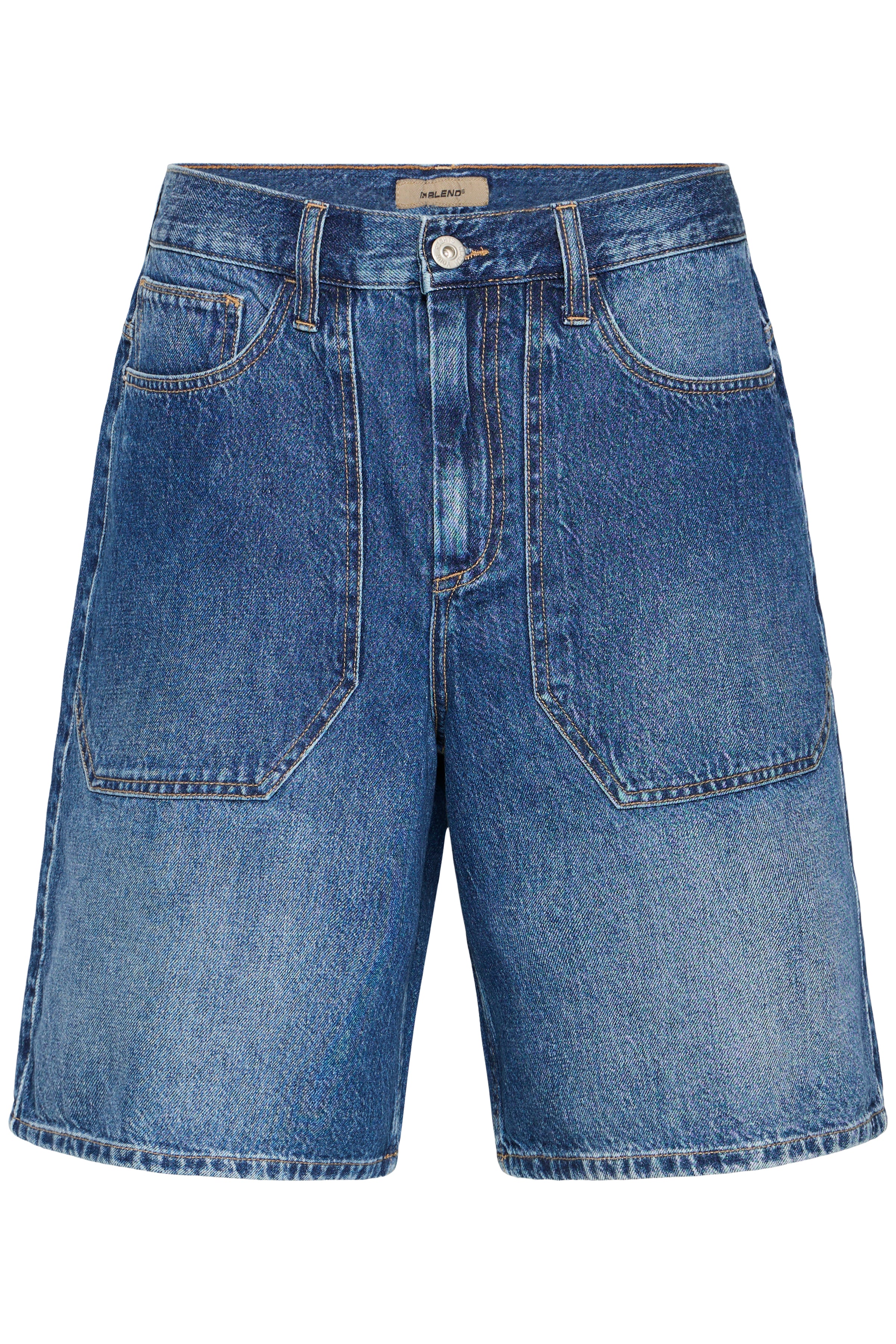 Blend BH Baggy Denim Shorts – Ανδρική Τζιν Βερμούδα | Denim Middle Blue (Μπλε Τζιν)