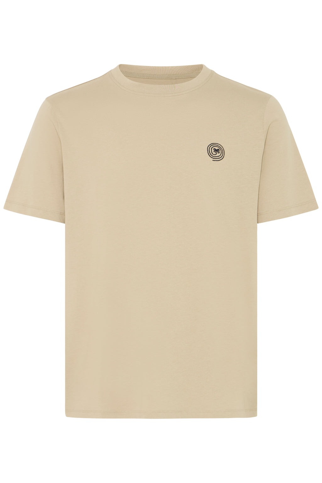 Blend BHKAMIL Embroidered Tee – Ανδρικό T-Shirt με Κέντημα – Crockery (μπροστά)