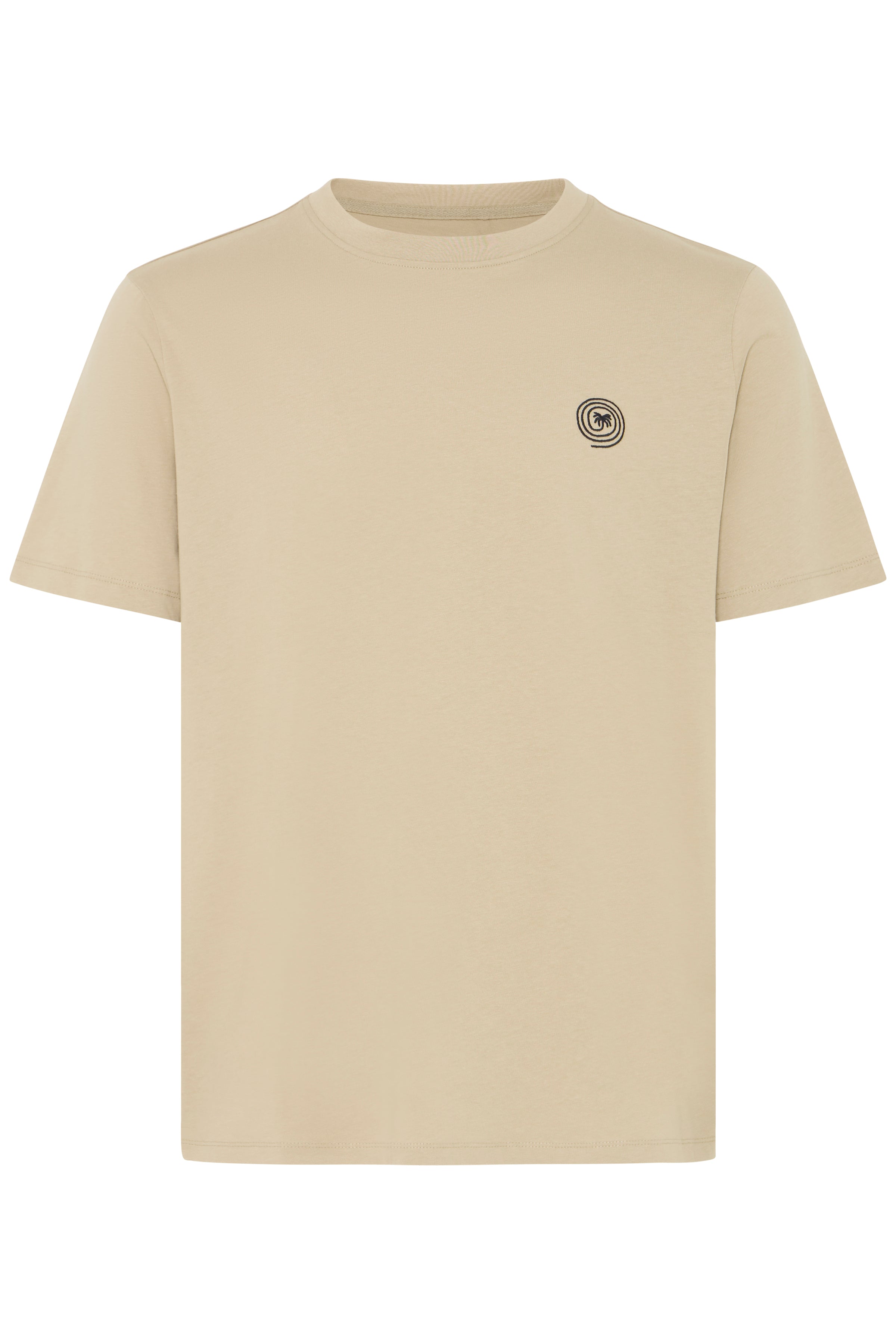Blend BHKAMIL Embroidered Tee – Ανδρικό T-Shirt με Κέντημα – Crockery (μπροστά)