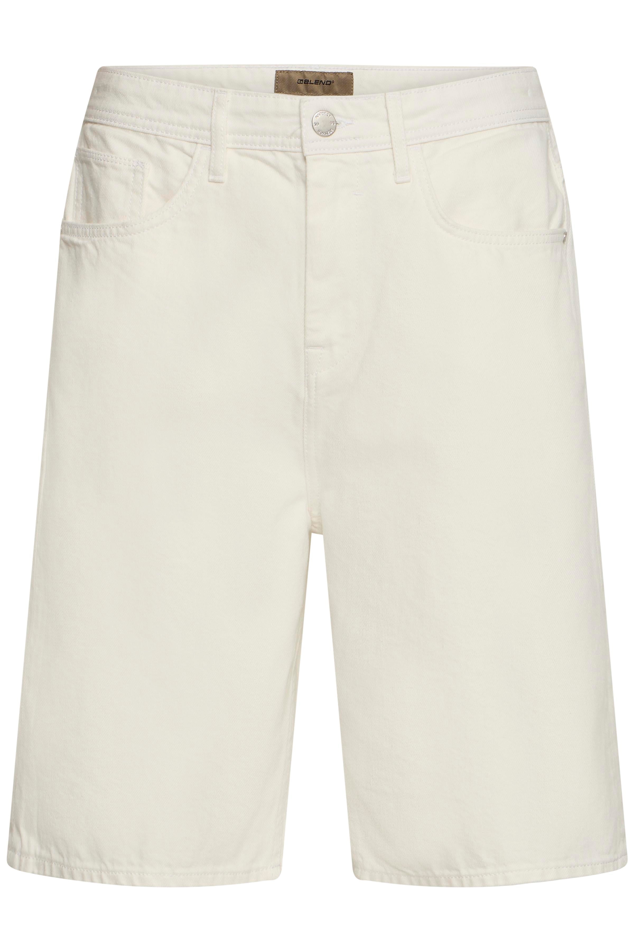 Blend BHBREEZE Loose Denim Shorts – Ανδρική Τζιν Βερμούδα – Denim White (μπροστά)