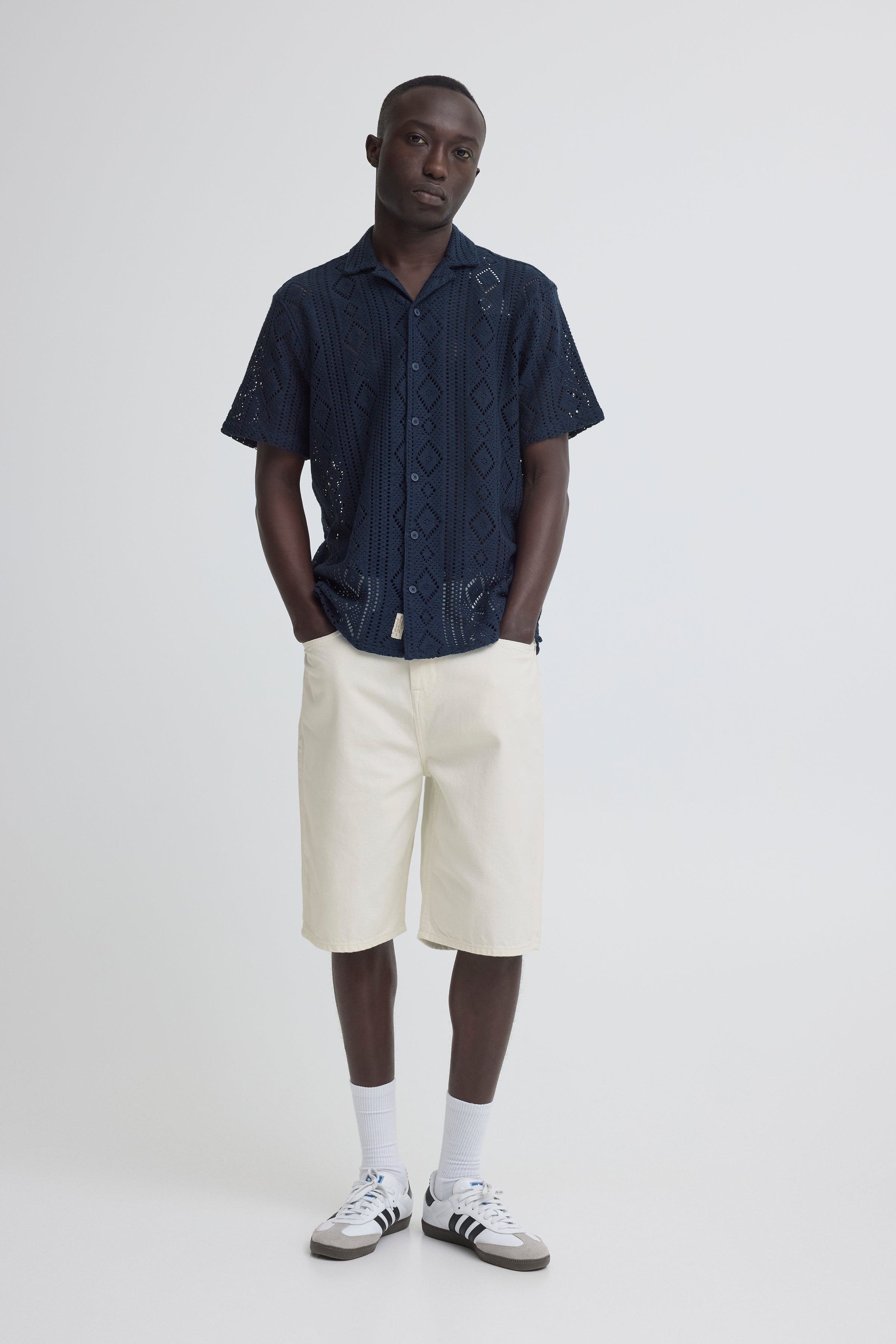Blend BHBREEZE Loose Denim Shorts – Ανδρική Τζιν Βερμούδα – Denim White (lookbook)