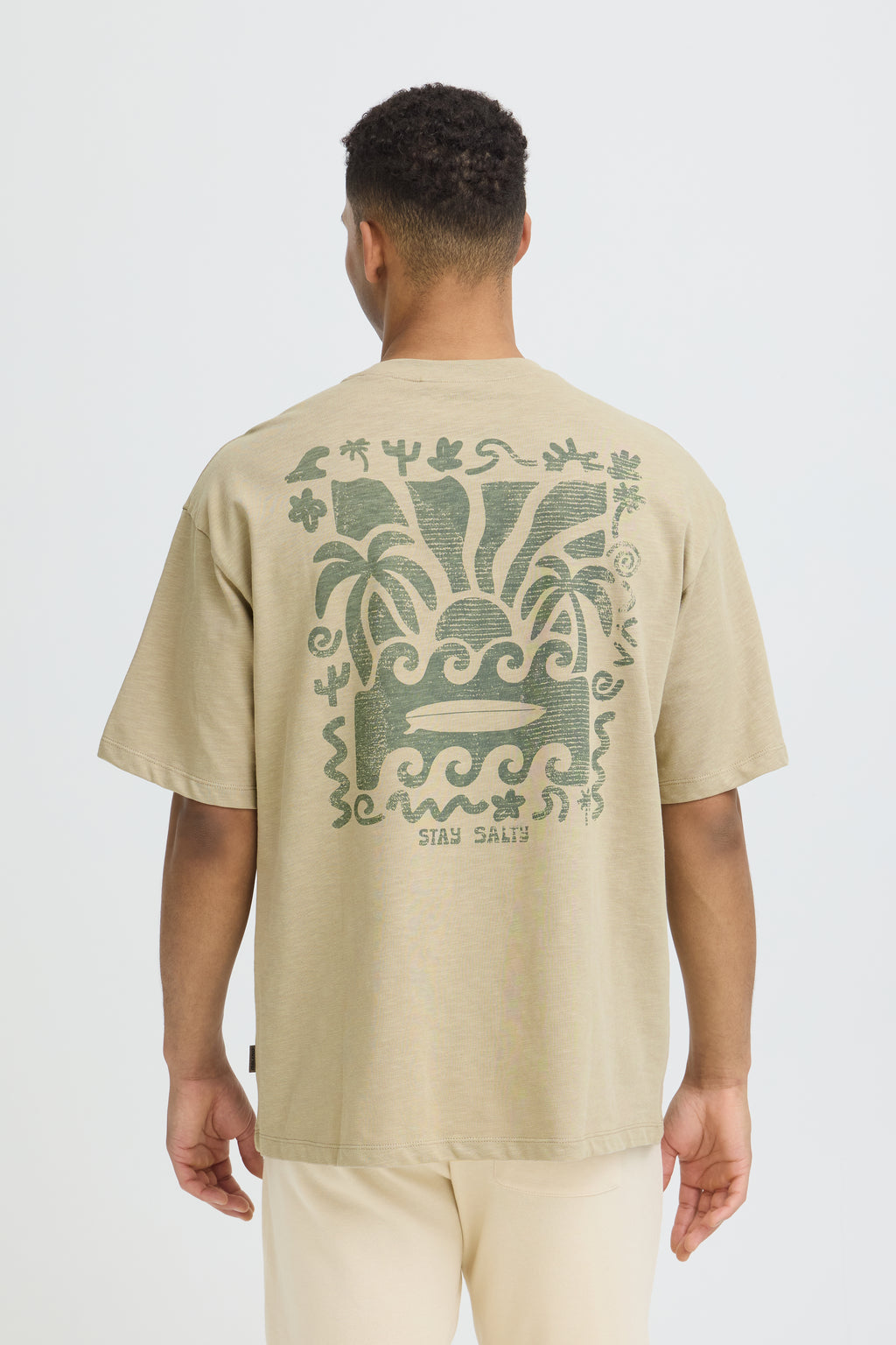 Blend BHKARIM Graphic Tee – Ανδρικό T-Shirt με Στάμπα – Crockery (πίσω)