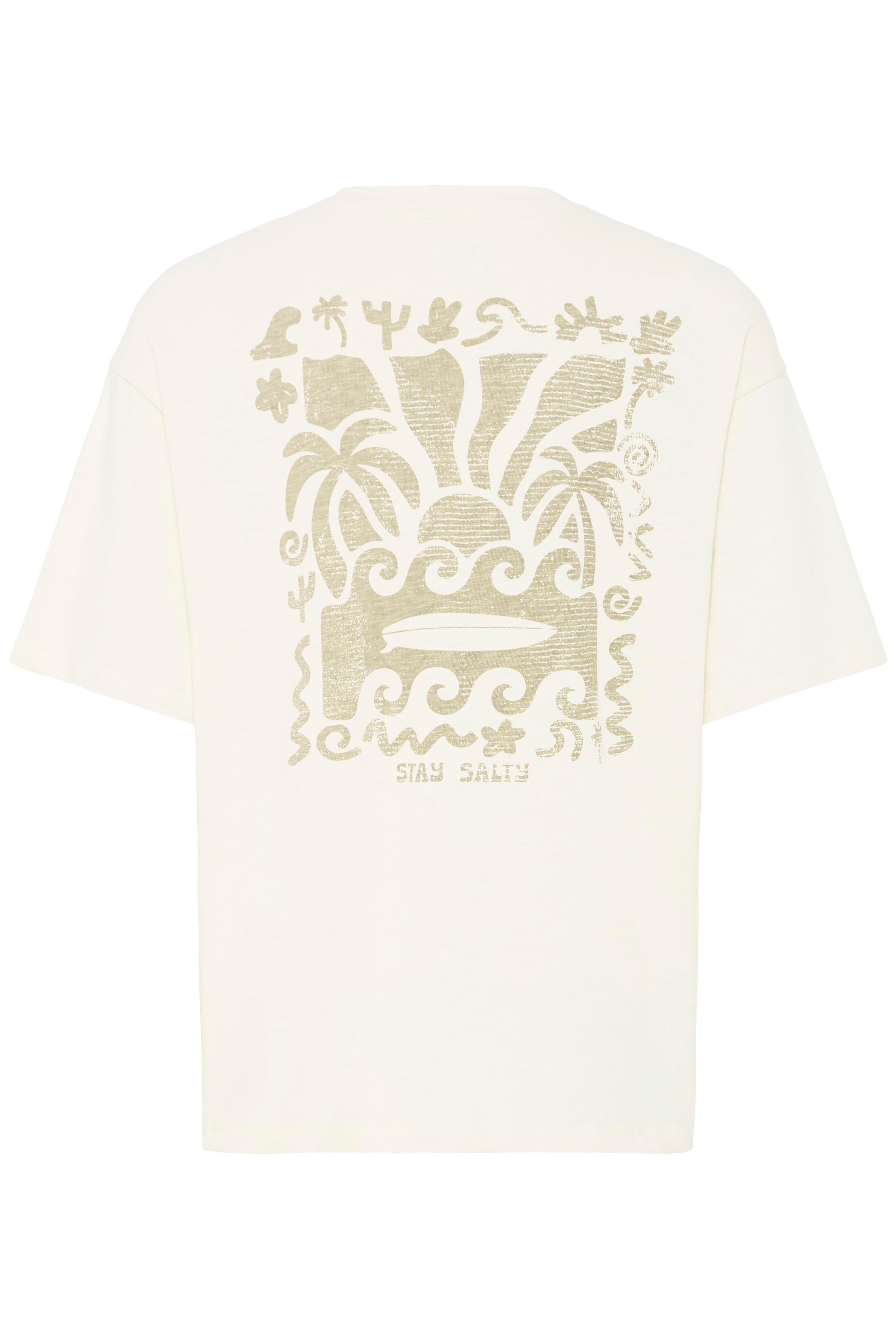Blend BHKARIM Graphic Tee – Ανδρικό T-Shirt με Στάμπα – Vanilla Ice (πίσω)