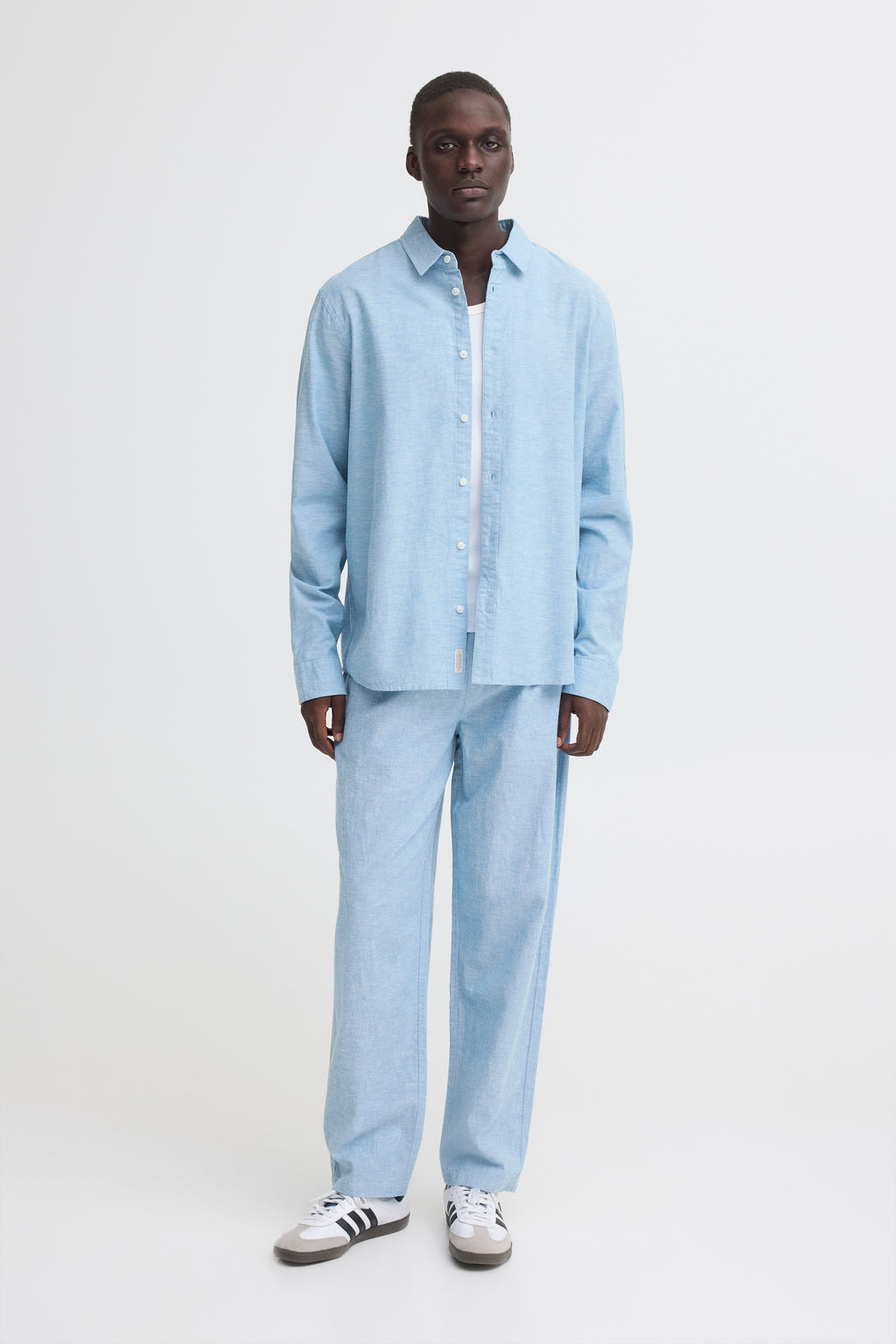 Blend BHABAN Shirt – Ανδρικό Πουκάμισο | Lichen Blue (Γαλάζιο)