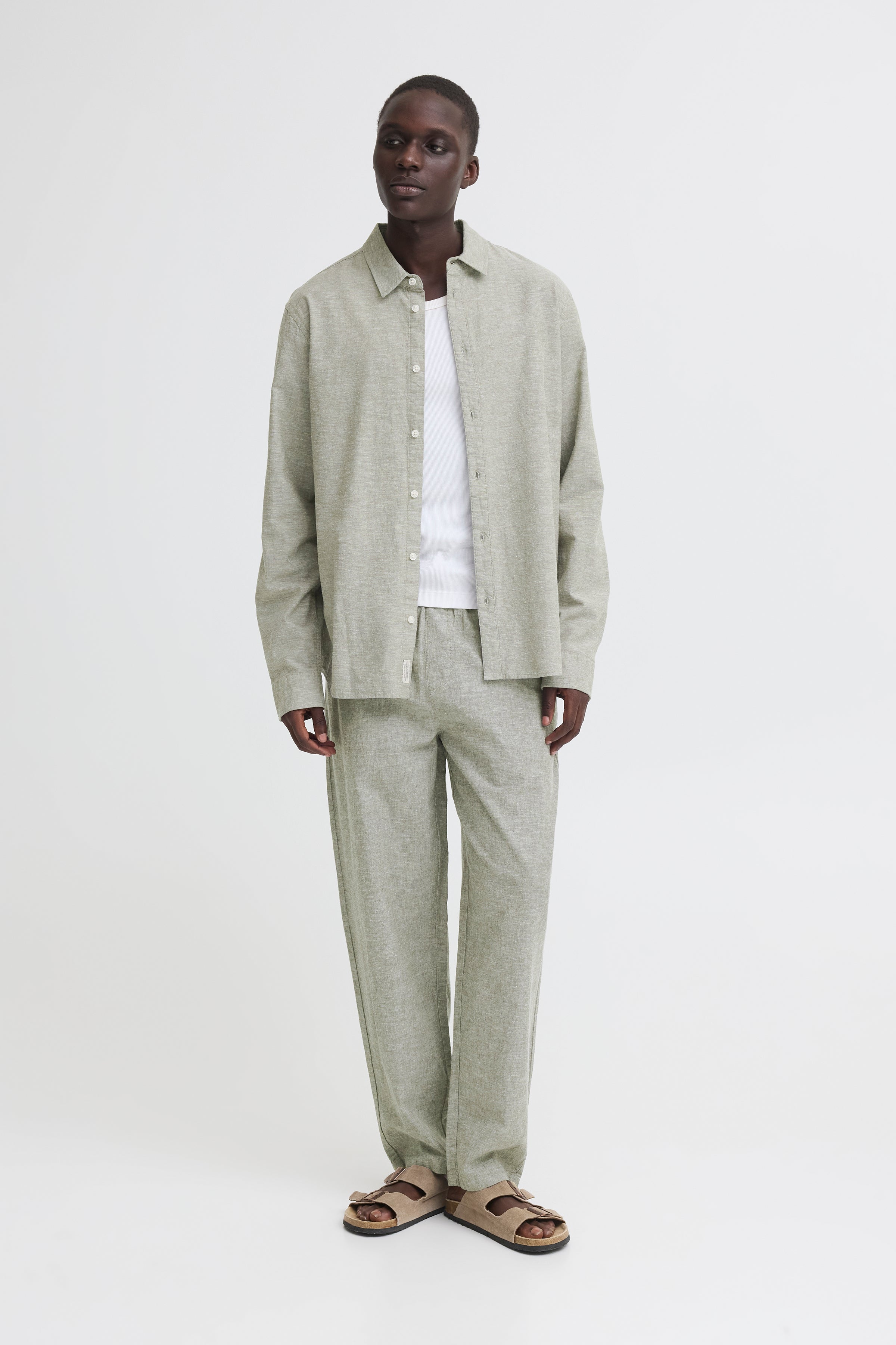Blend BHABAN Shirt – Ανδρικό Πουκάμισο | Dusty Olive (Χακί)
