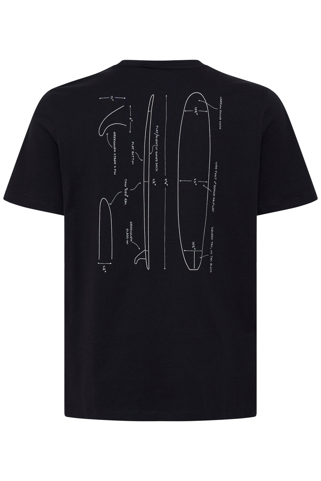 Blend BHKURTIS Graphic Tee – Ανδρικό T-Shirt με Στάμπα | Black Beauty (Μαύρο)