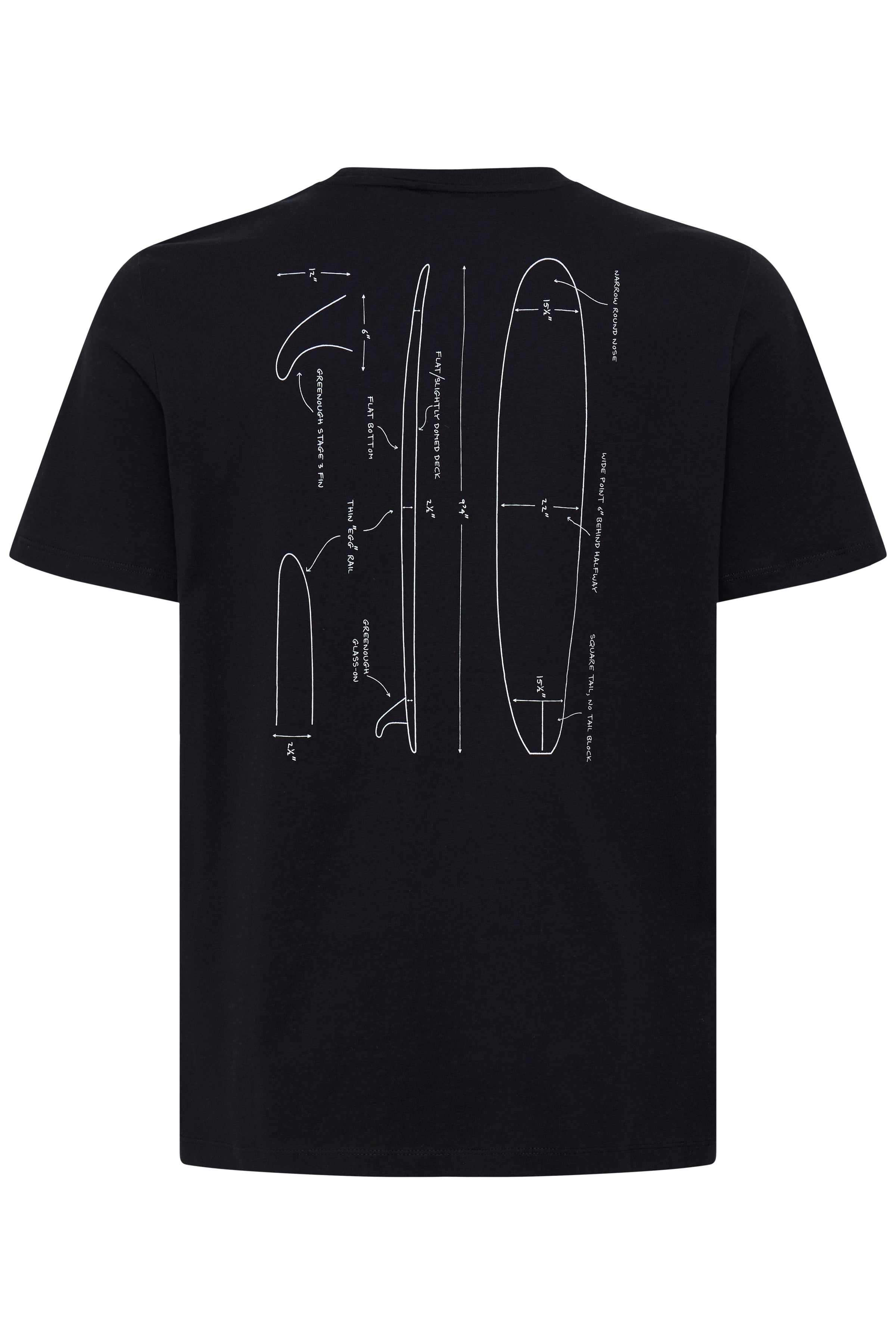 Blend BHKURTIS Graphic Tee – Ανδρικό T-Shirt με Στάμπα | Black Beauty (Μαύρο)