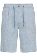 Blend BHMARCO Woven Shorts – Ανδρικό Σορτς από Λινό Μείγμα | Lichen Blue (Γαλάζιο)