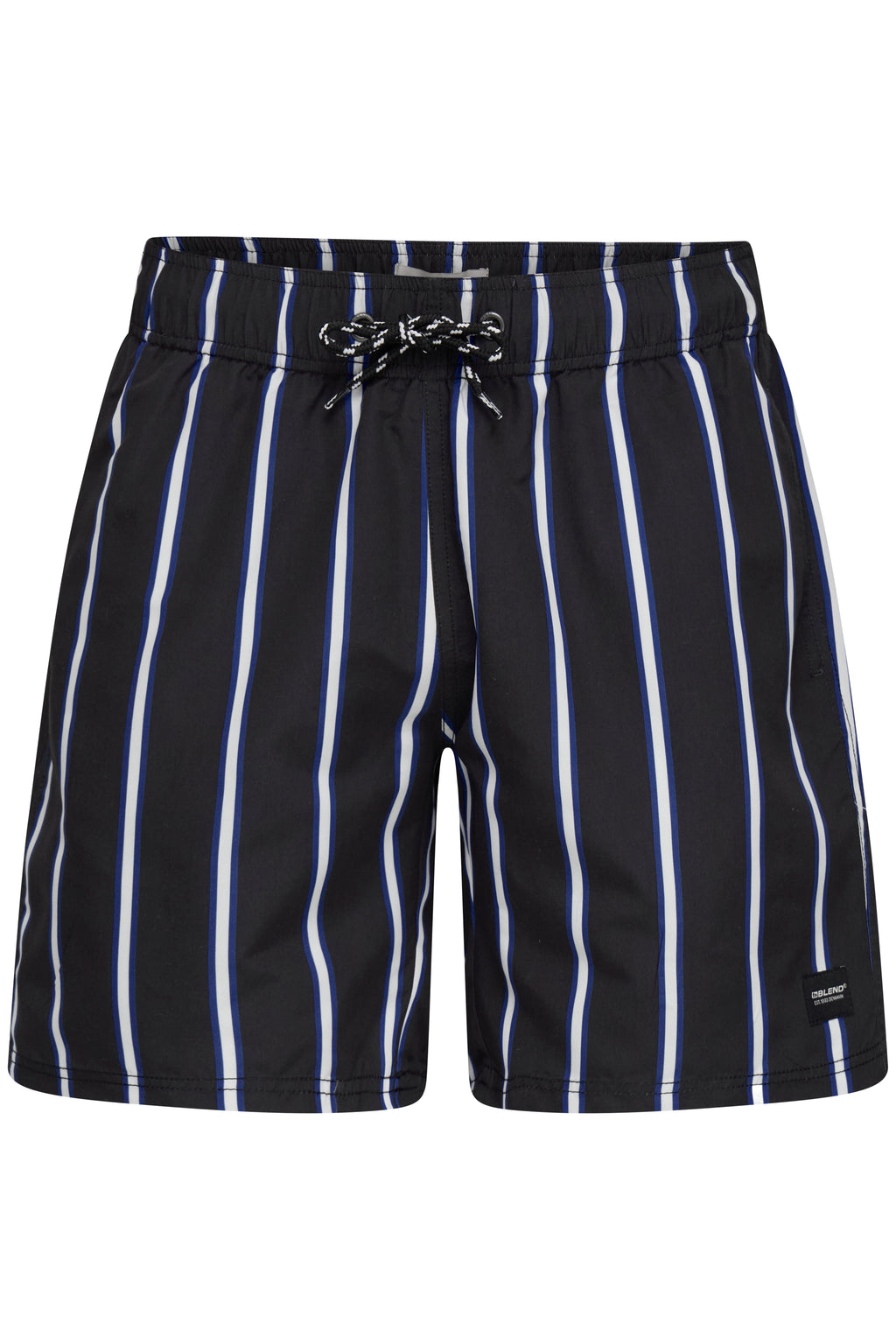 Blend BHRICK Striped Swim Shorts – Ανδρικό Μαγιό | Black Beauty (Μαύρο)