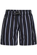 Blend BHRICK Striped Swim Shorts – Ανδρικό Μαγιό | Black Beauty (Μαύρο)