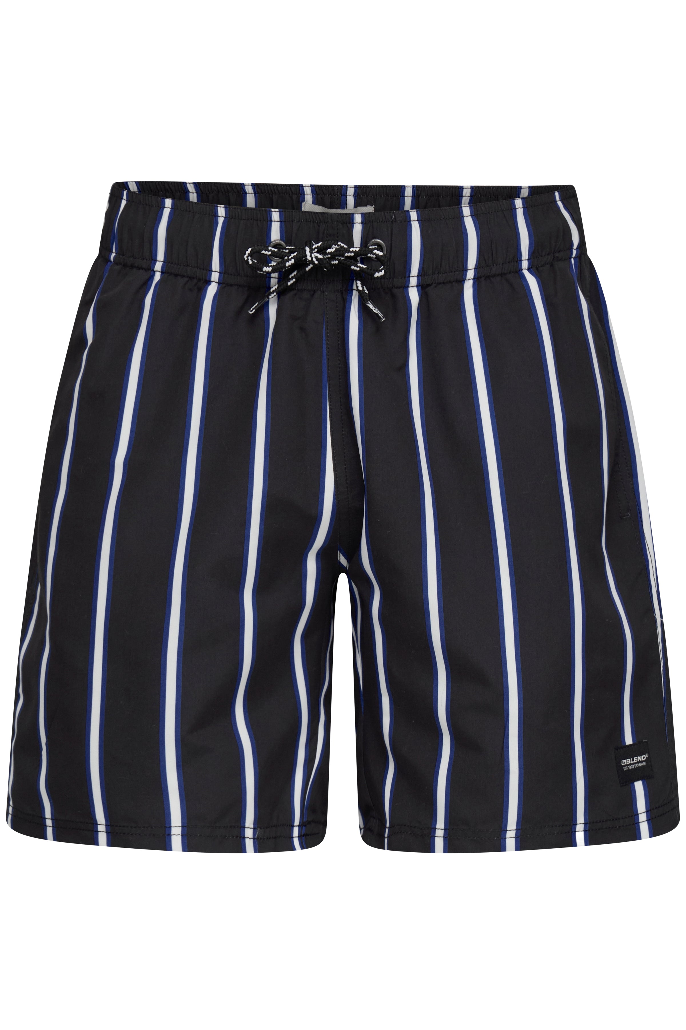 Blend BHRICK Striped Swim Shorts – Ανδρικό Μαγιό | Black Beauty (Μαύρο)