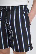 Blend BHRICK Striped Swim Shorts – Ανδρικό Μαγιό | Black Beauty (Μαύρο)