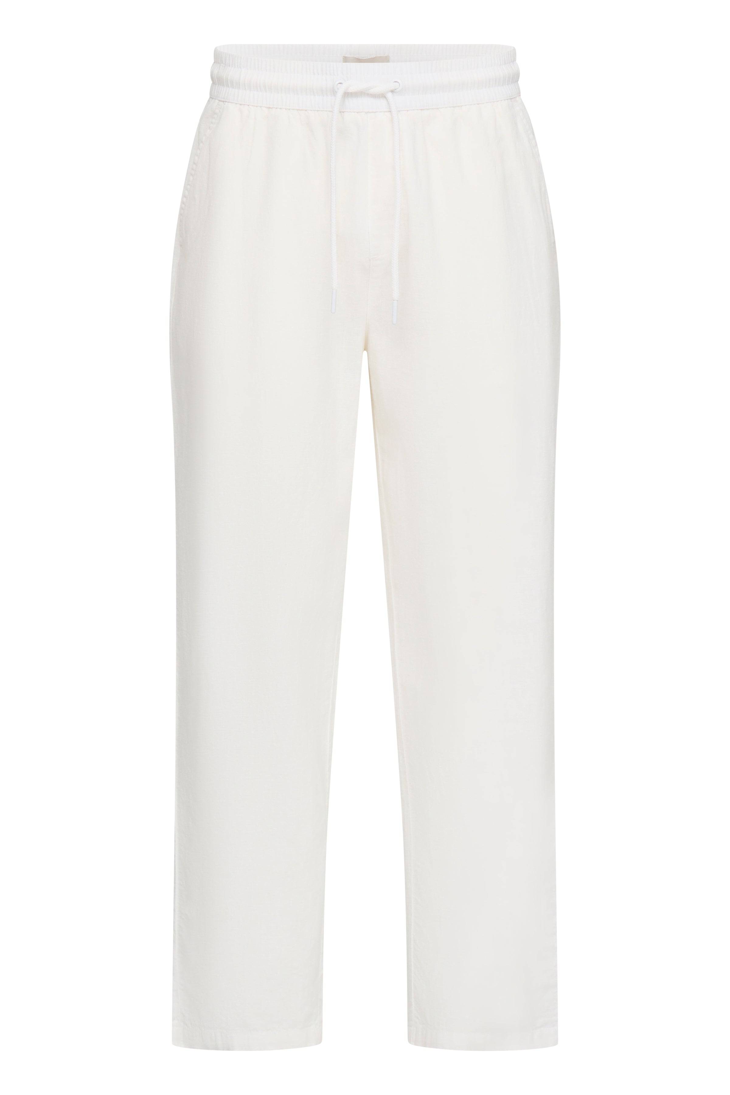 Blend BHABAN Linen Pants – Ανδρικό Λινό Παντελόνι | Snow White (Λευκό)