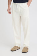 Blend BHABAN Linen Pants – Ανδρικό Λινό Παντελόνι | Snow White (Λευκό)