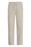Blend BHABAN Linen Pants – Ανδρικό Λινό Παντελόνι | Crockery (Μπεζ)