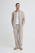 Blend BHABAN Linen Pants – Ανδρικό Λινό Παντελόνι | Crockery (Μπεζ)