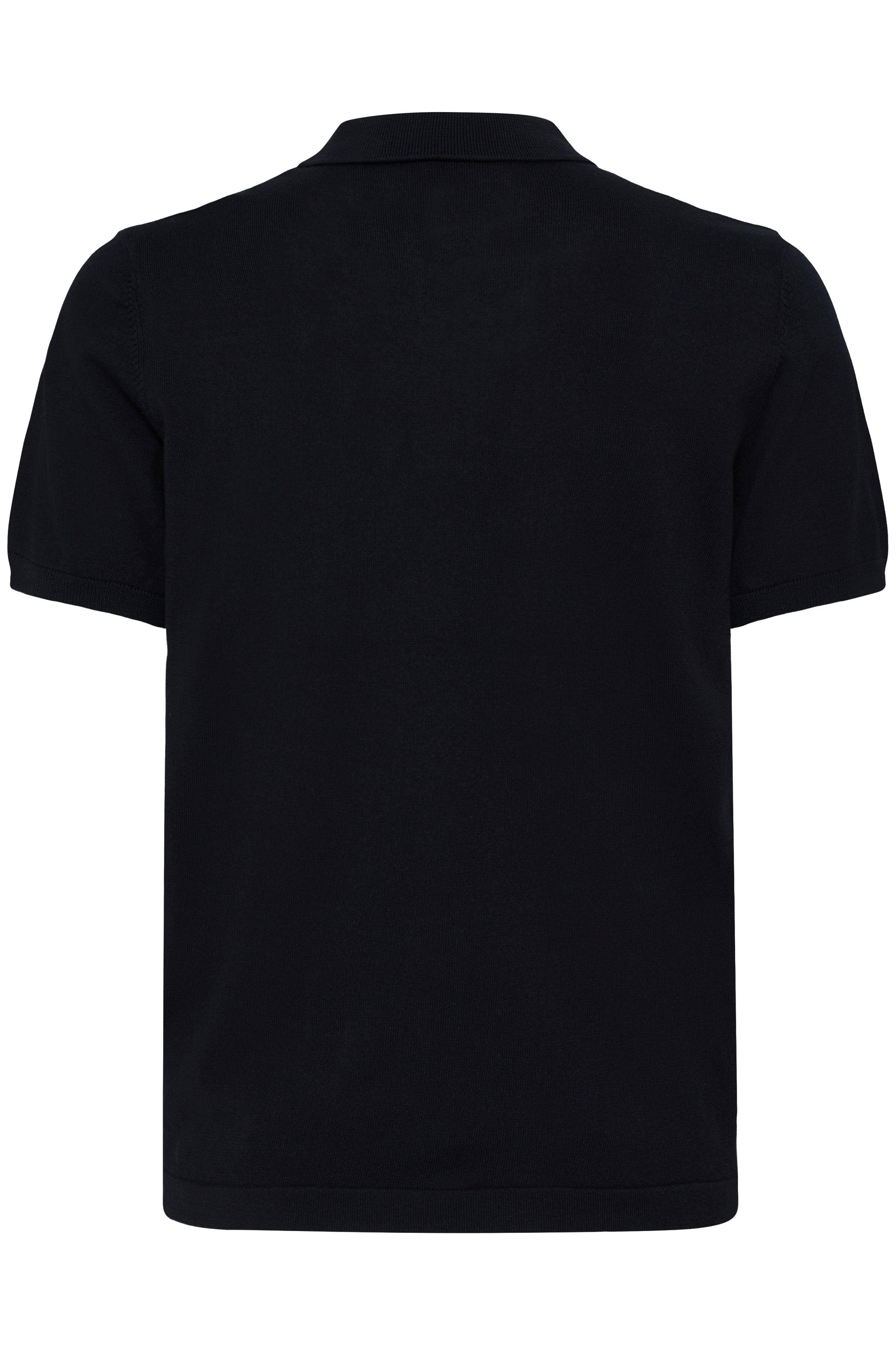 Blend BHDAO Knit Polo – Ανδρική Πλεκτή Πόλο Μπλούζα | Black Beauty (Μαύρο)