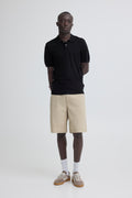 Blend BHDAO Knit Polo – Ανδρική Πλεκτή Πόλο Μπλούζα | Black Beauty (Μαύρο)
