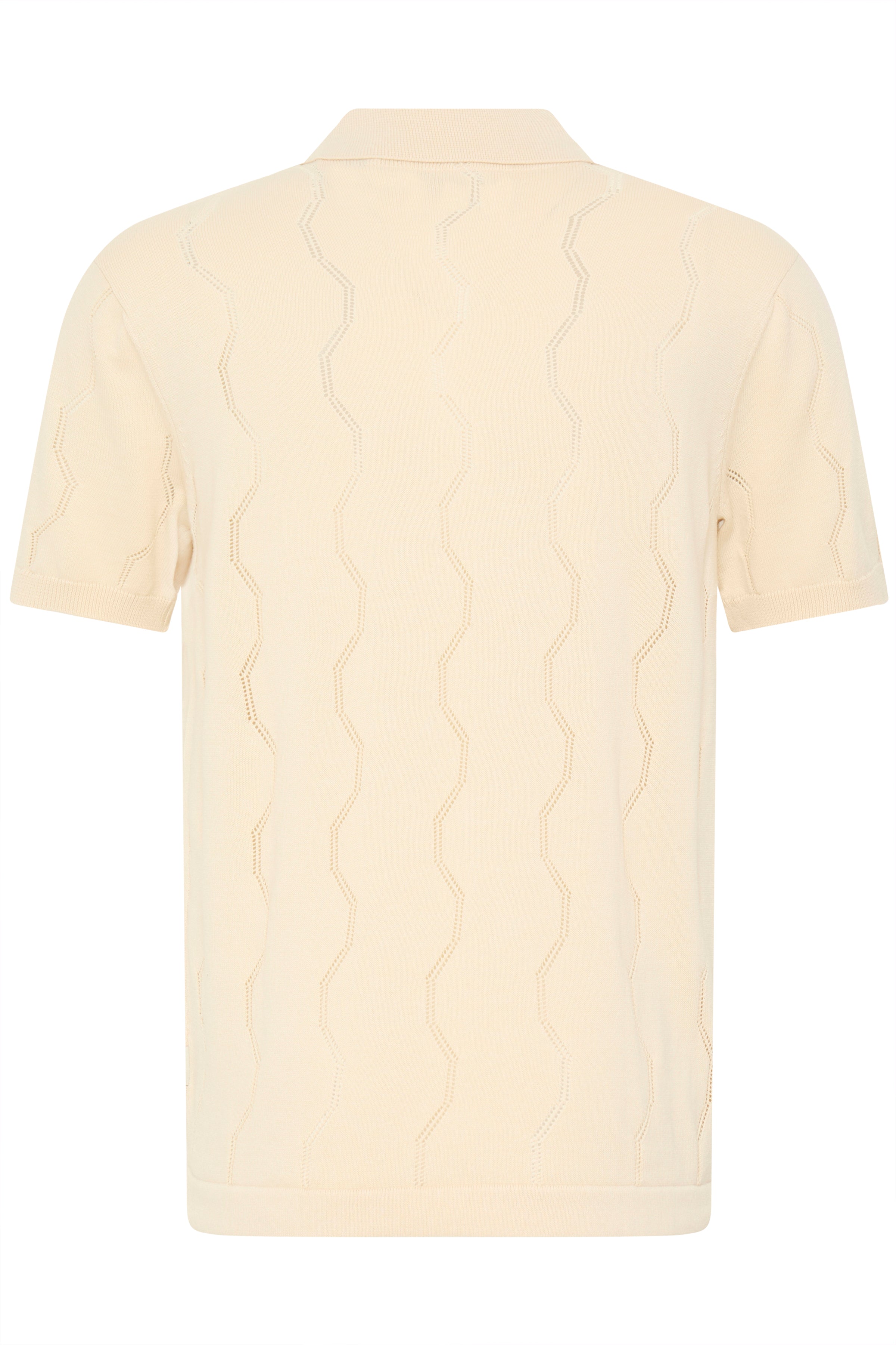 Blend BHDURAN Knit Polo – Ανδρική Πλεκτή Πόλο Μπλούζα | Bleached Sand (Μπεζ)