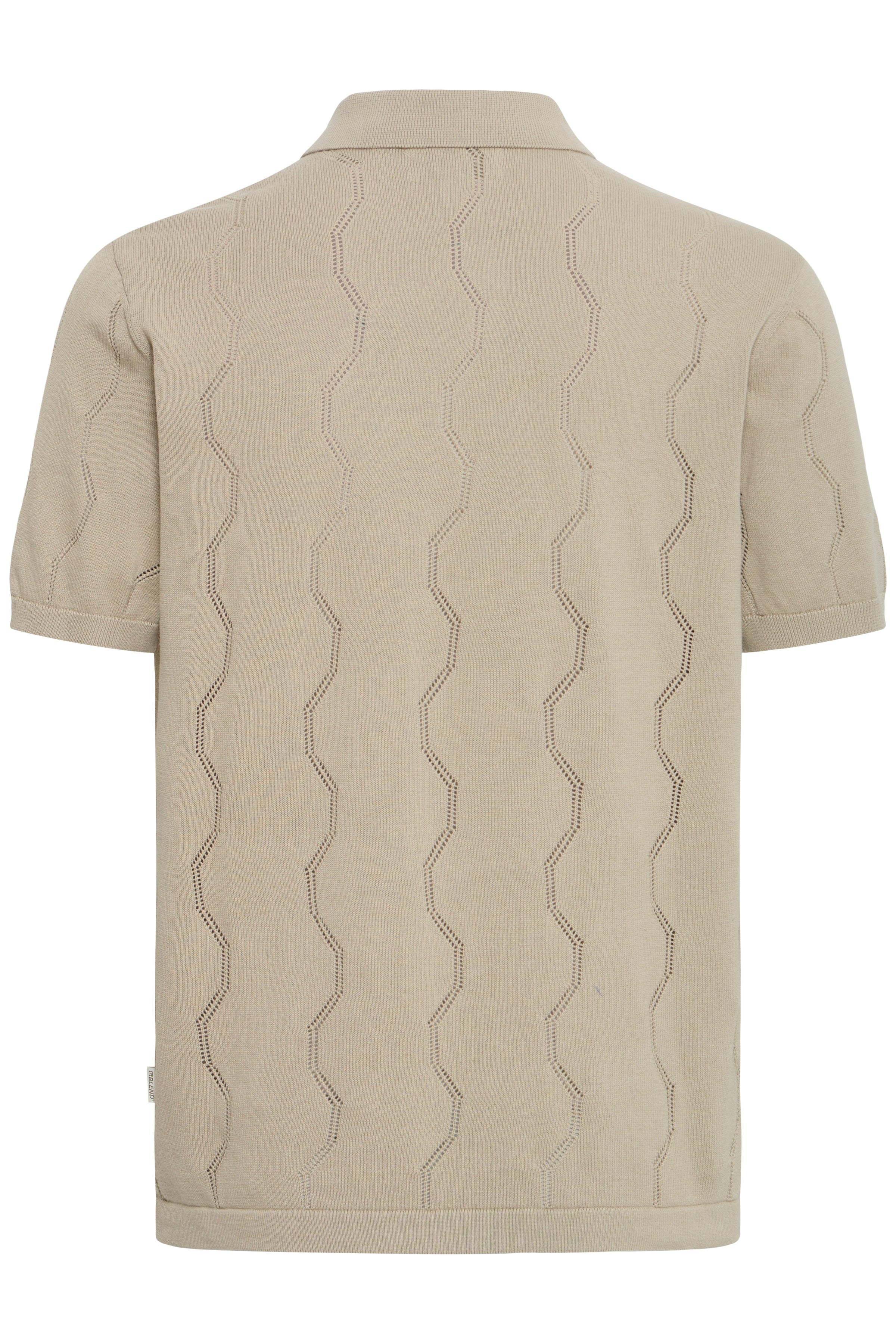 Blend BHDURAN Knit Polo – Ανδρική Πλεκτή Πόλο Μπλούζα | Crockery (Μπεζ)