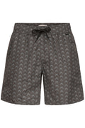 Blend BHRONSON Graphic Swim Shorts – Ανδρικό Μαγιό | Raven (Ανθρακί)