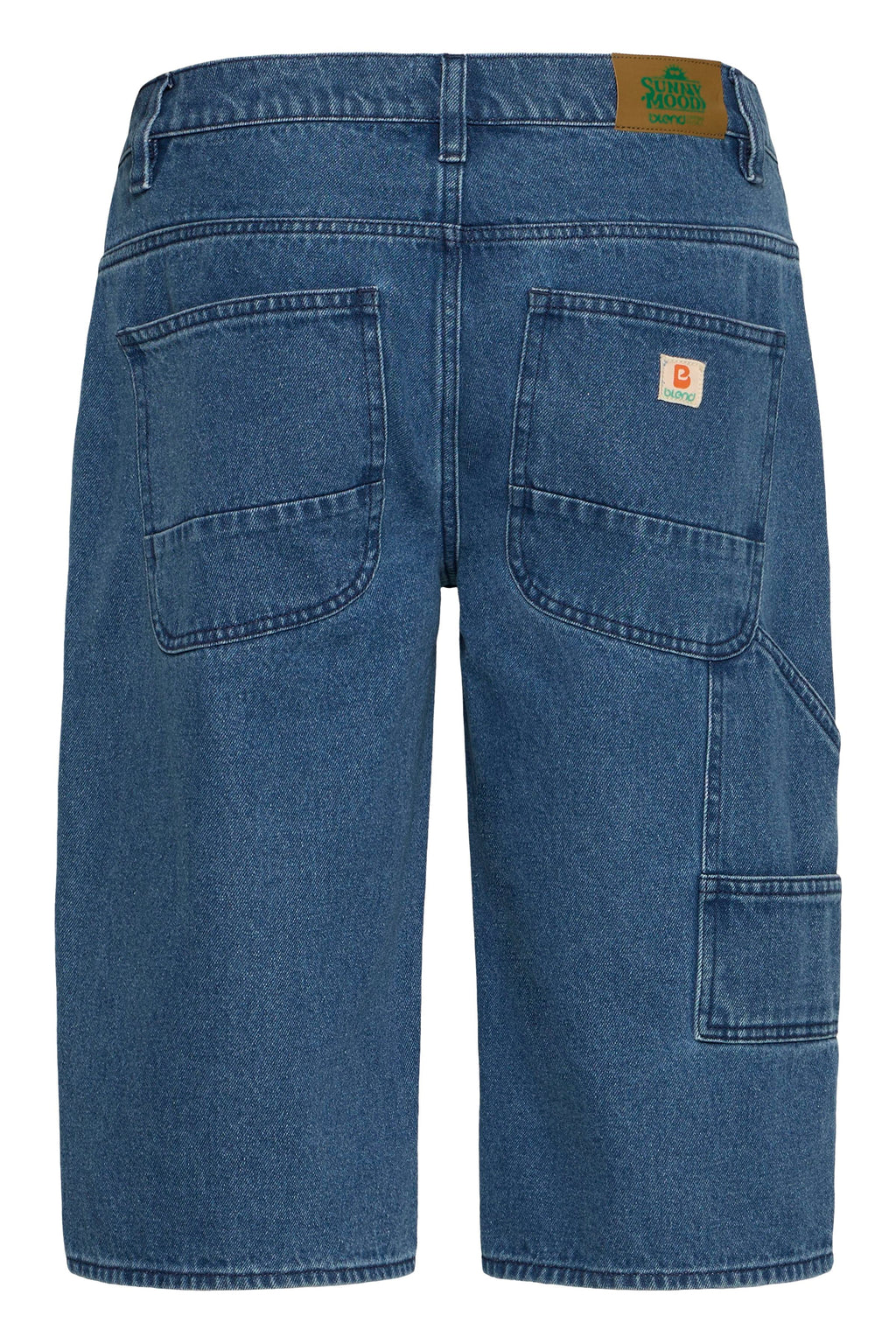 Blend BHMIGS Sun Flake Loose – Ανδρική Τζιν Βερμούδα – Denim Middle Blue (πίσω)