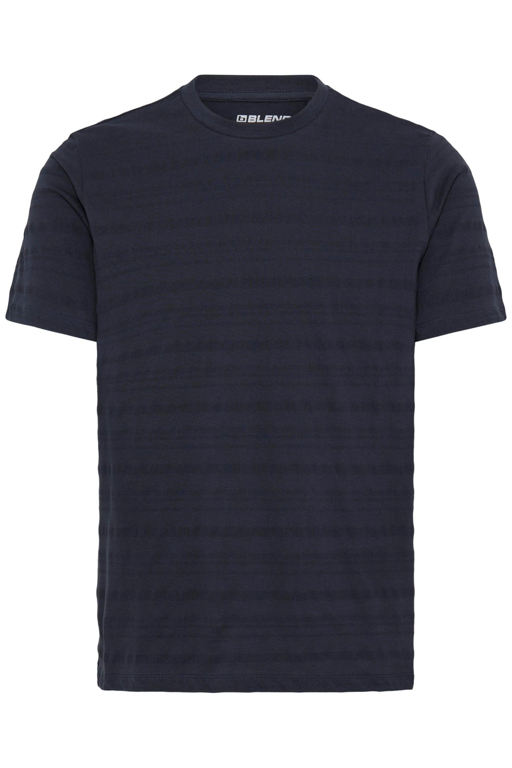 Blend BHKNOX Piqué Tee – Ανδρικό T-Shirt Πικέ | Salute (Σκούρο Μπλε)