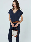 Sarah Lawrence 262-2204 Canvas Bucket Bag – Γυναικεία Δίχρωμη Τσάντα | Μπεζ