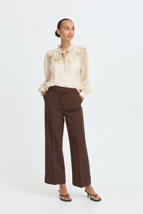 Be Young BYDENOA Trousers - Java / Brown