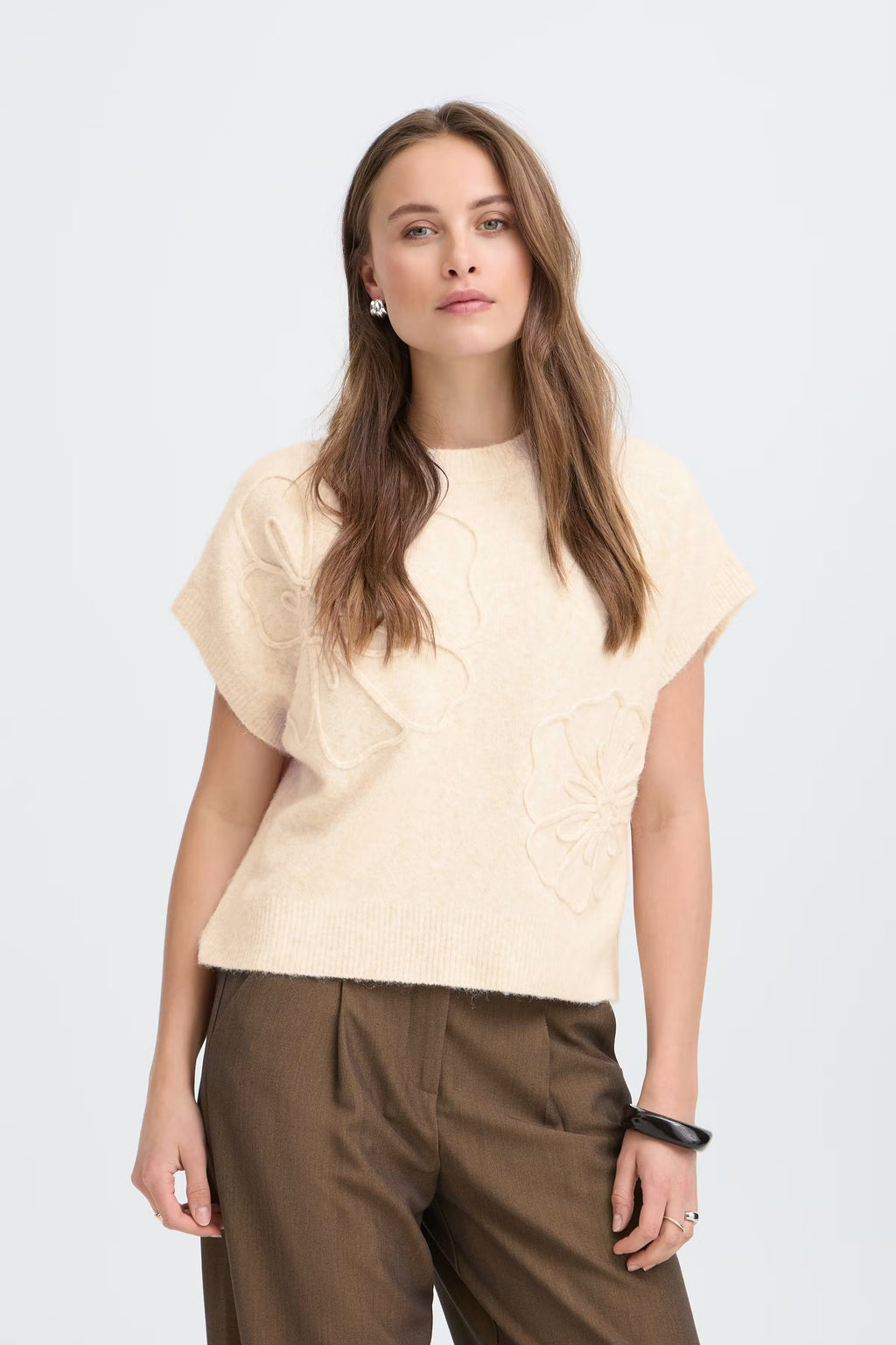 Be Young BYOMEA Slipover - Birch Melange / White