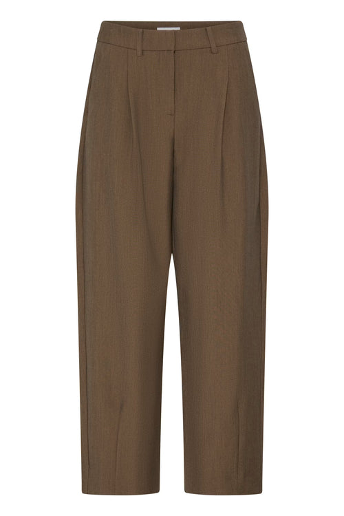 Be Young BYDANTA Trousers - Sepia Melange / Brown