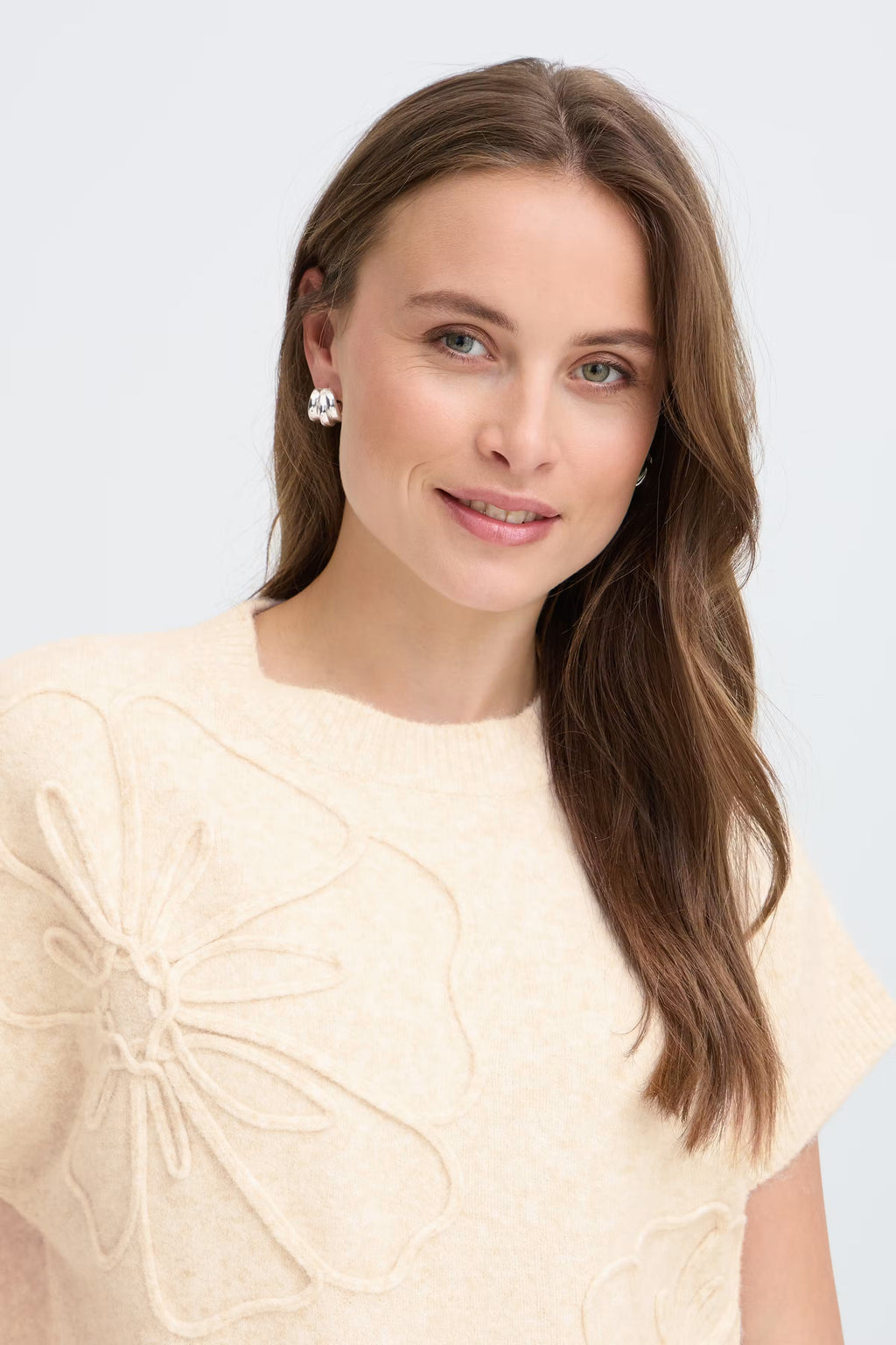 Be Young BYOMEA Slipover - Birch Melange / White