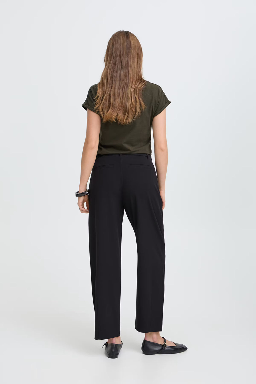Be Young BYDANTA Trousers - Meteorite / Black