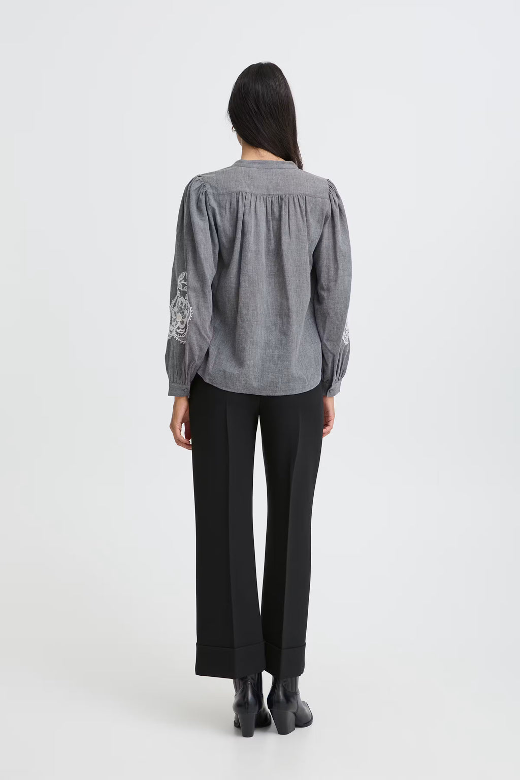 Be Young BYDENOA Trousers - Meteorite / Black