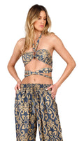 EYA Silk Halter Crop Top – Γυναικείο Τοπ | One Size