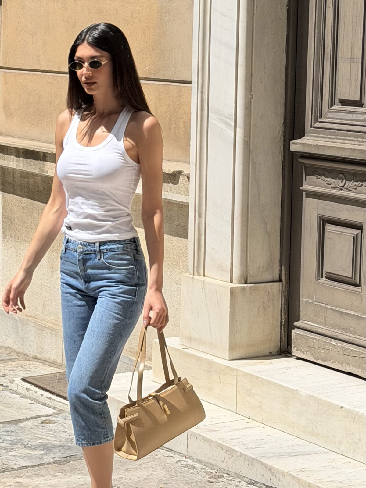 Nolah Etienne – Γυναικεία Τσάντα Ώμου | Beige (Μπεζ)