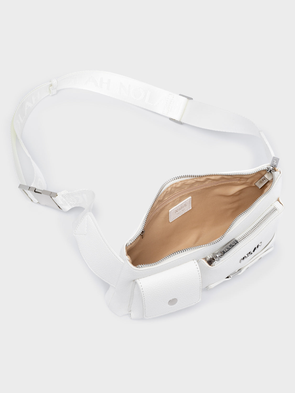 Nolah Kensighton White Silver Τσάντα Μέσης