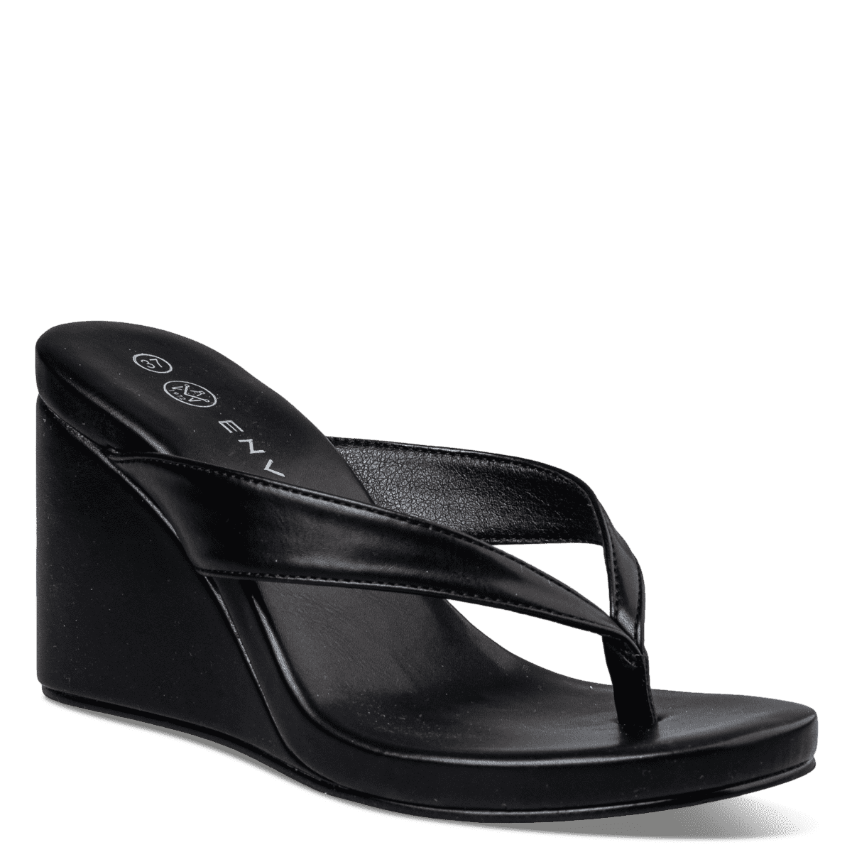 Envie E32-21592 Wedge Thong Sandals – Γυναικεία Πλατφόρμες | Μαύρο