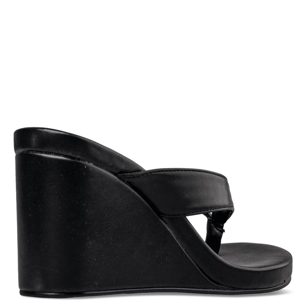 Envie E32-21592 Wedge Thong Sandals – Γυναικεία Πλατφόρμες | Μαύρο