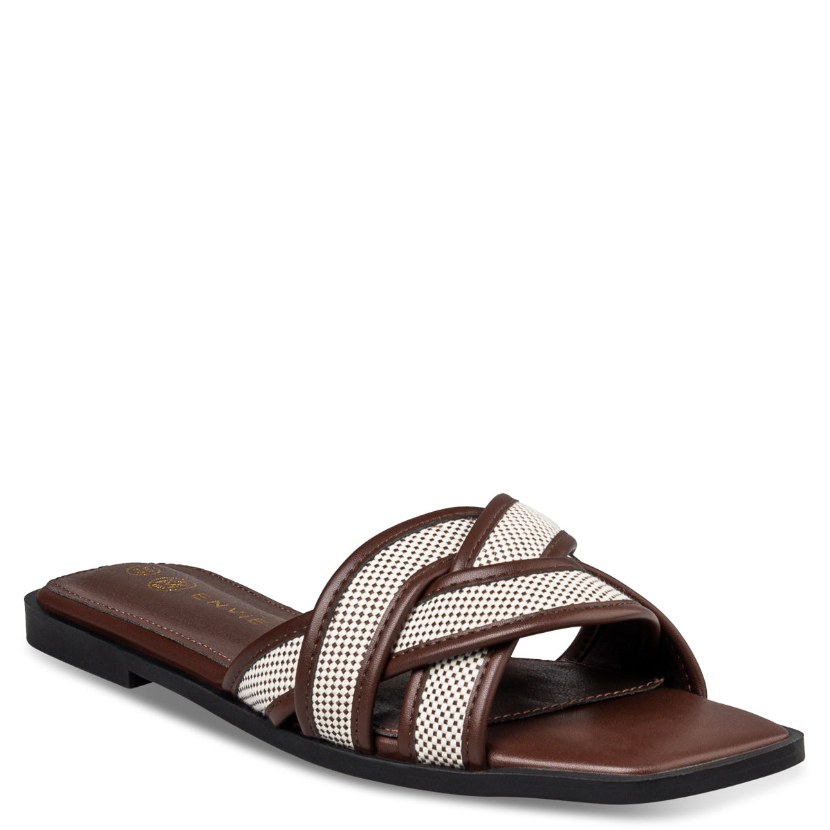 Envie E32-23025 Flat Sandals – Γυναικεία Σανδάλια | Καφέ