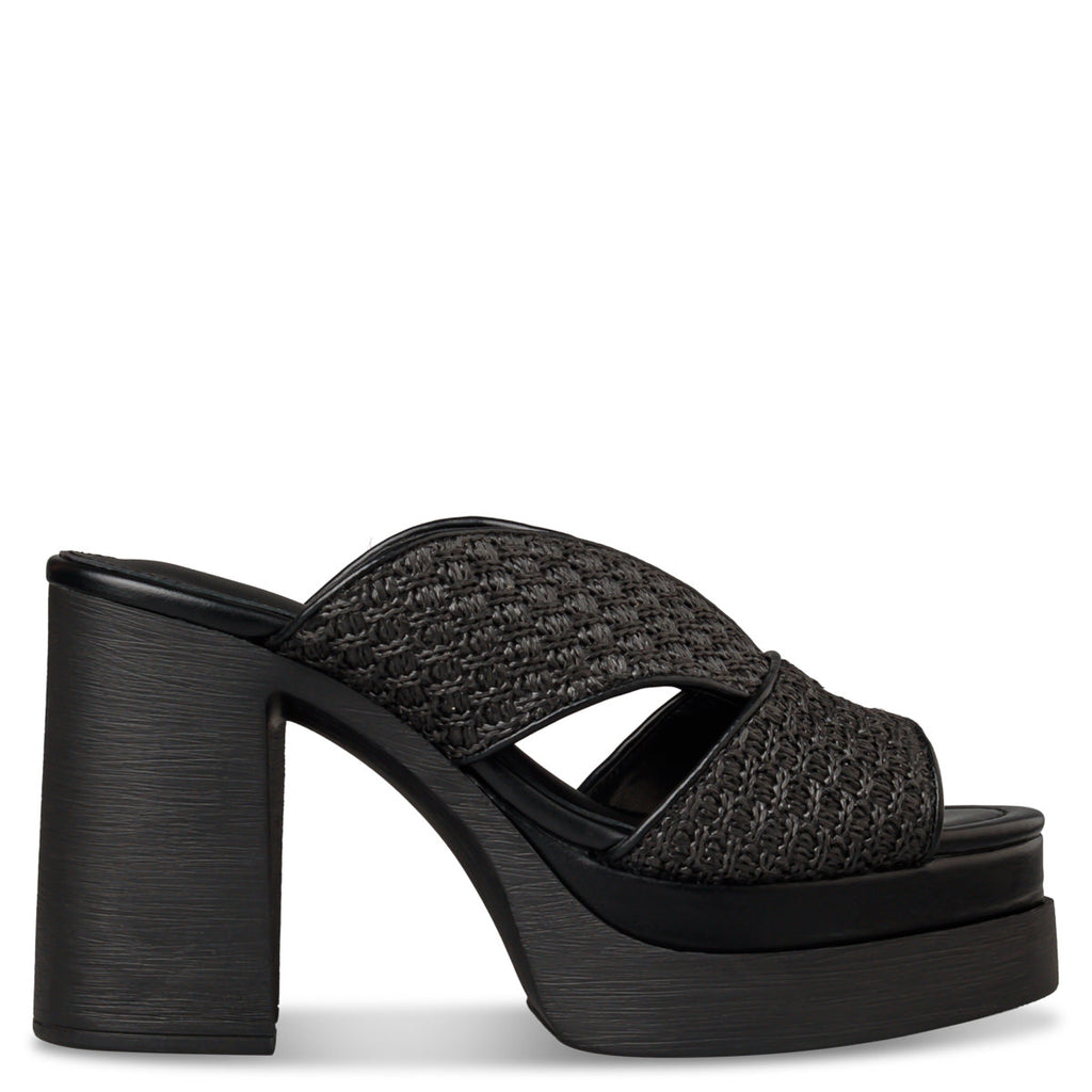 Envie E37-23175 Platform Heel Mules – Γυναικεία Mules με Τακούνι | Μαύρο