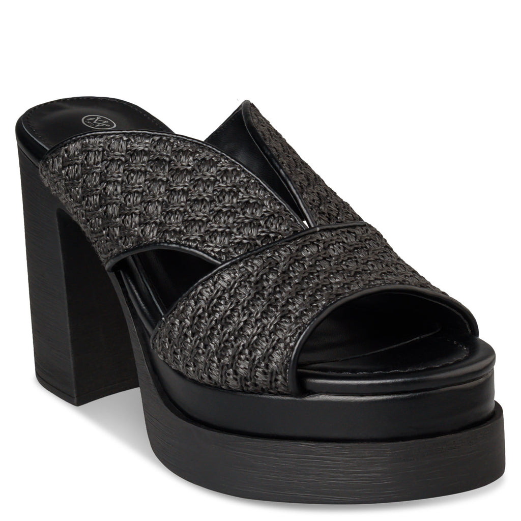 Envie E37-23175 Platform Heel Mules – Γυναικεία Mules με Τακούνι | Μαύρο